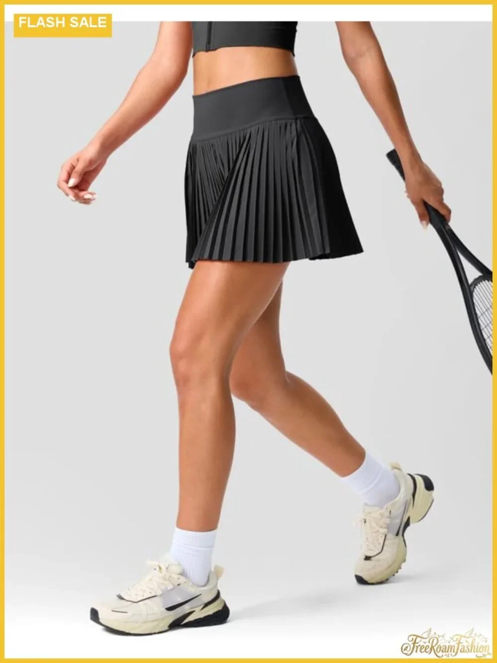 Pleated Tennis Skirt with Pockets Shorts High Waisted Athletic Skorts